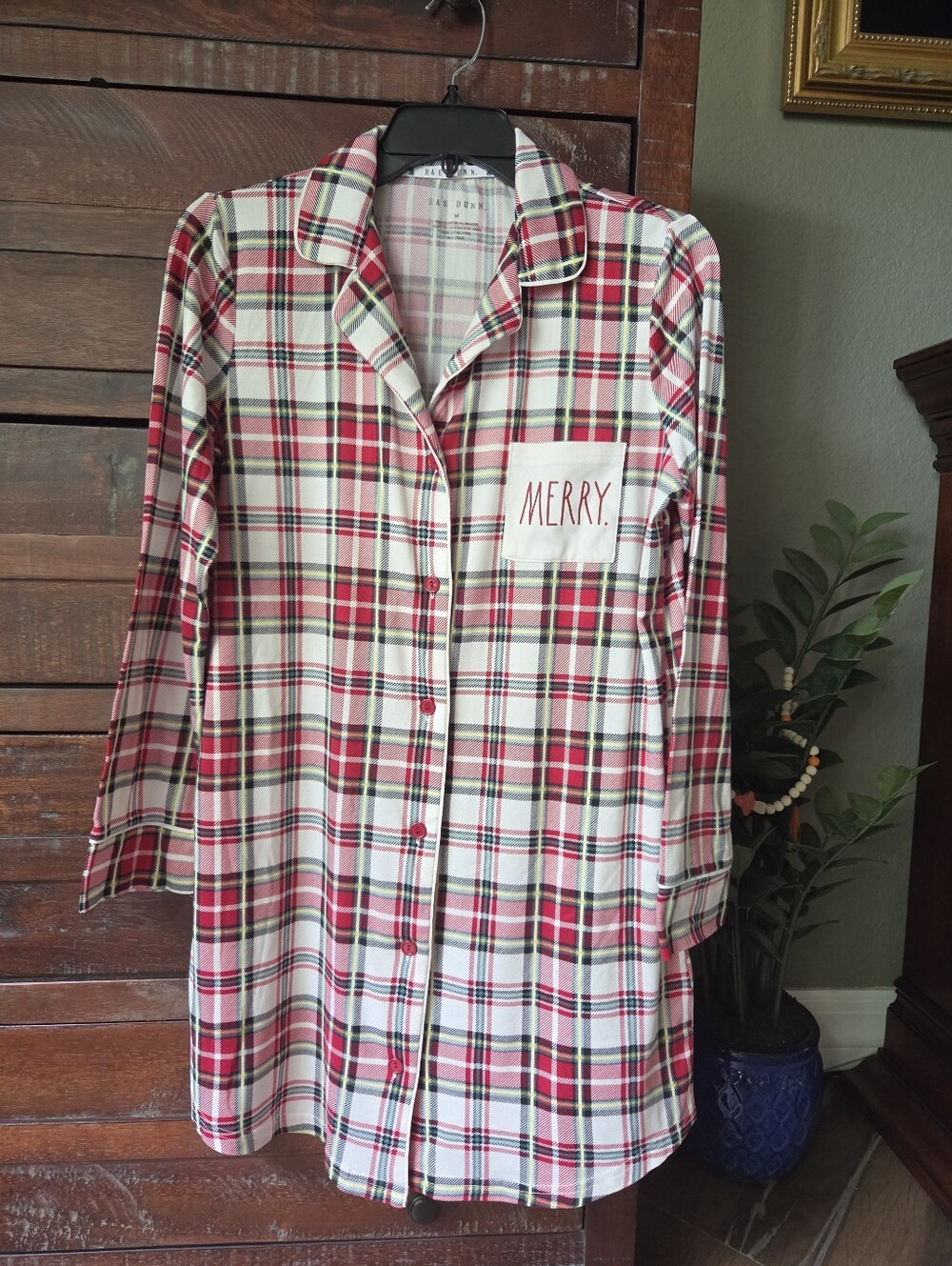 Rae Dunn "MERRY" Christmas Sleep Shirt